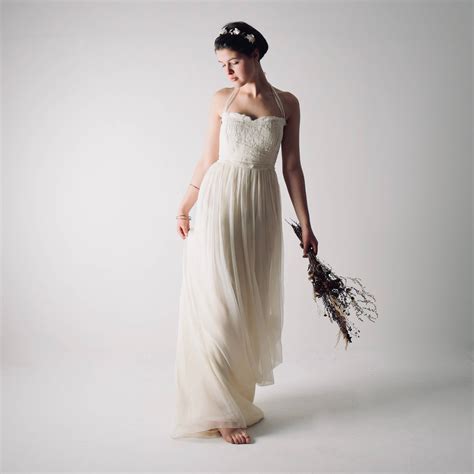 Amaryllis Boho Beach Wedding Dress Made To Measure By Larimeloom