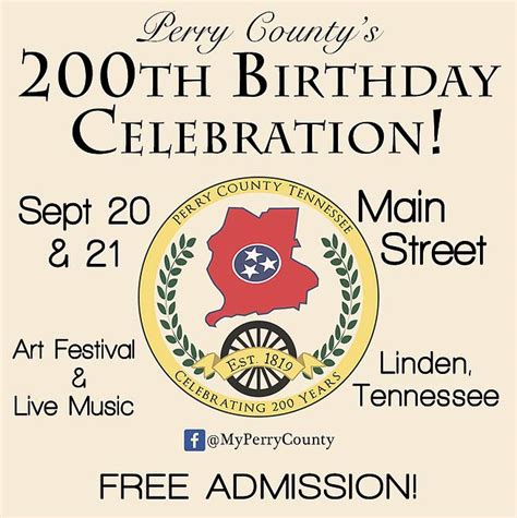 Perry County 200th Birthday Celebration