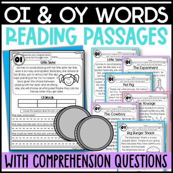 Oi And Oy Passages By Designed By Danielle Teachers Pay Teachers