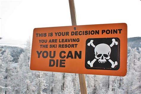 Ski Area Extreme Warning Boundary Sign Rustic Metal Ski Etsy