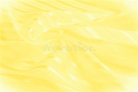 Background Texture Pattern Yellow Silk Fabric With A Light Stripe Yellowish Tissue Smooth