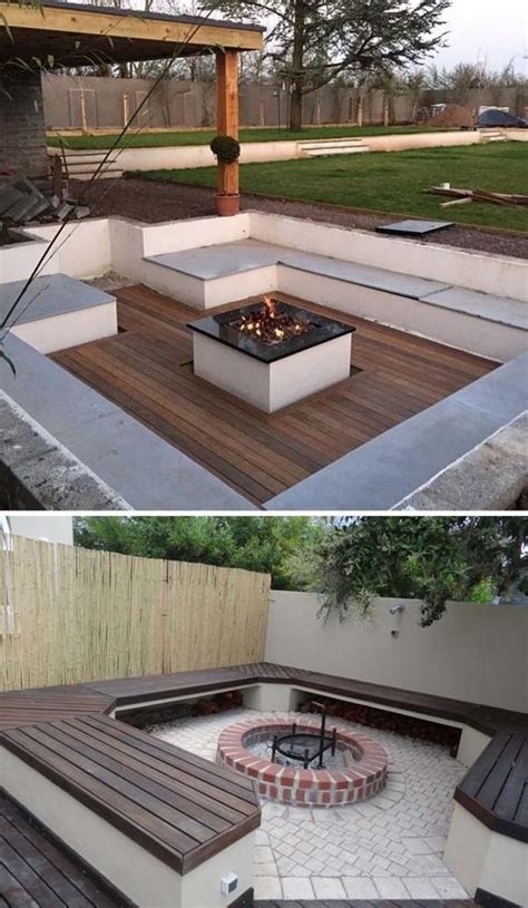 Every space is unique, every client is unique, and that is why every kitchen we design and build is. Admirable Sunken Fire Pit Ideas To Steal for Cozy Nights ...