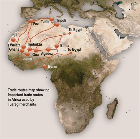 Slike Trans Saharan Trade Route Vs Silk Road