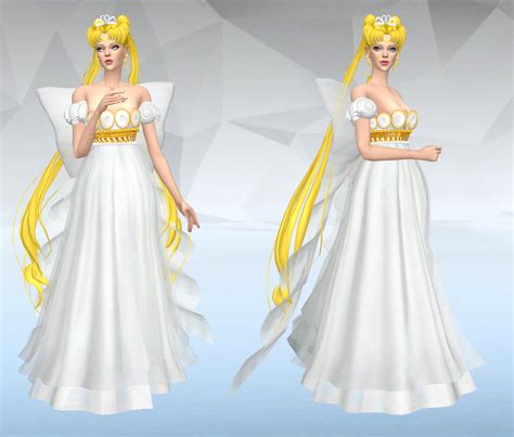 Princess Neo Queen Serenity Sims 4 Mods Clothes Sims Sims 4 Anime