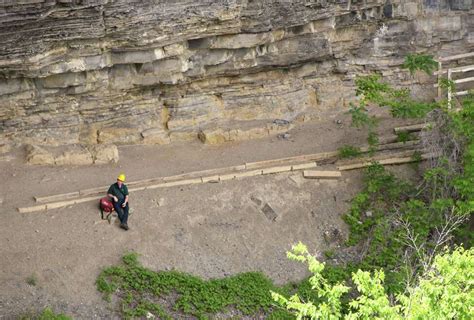 Scaling The Cliff At Thacher Park To Reopen Iconic Trail