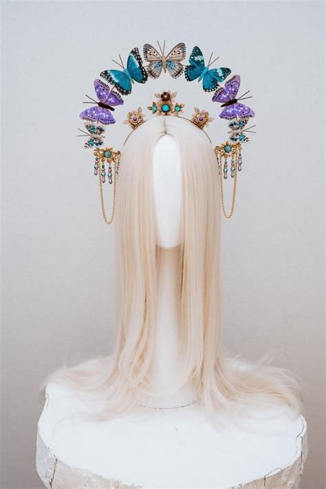 Butterfly Crown Gold Halo Crown Halo Halo Crown Halo Headpiece