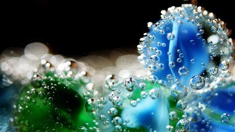 1920x1080 Macro Water Drop Bubbles Photography Water Drop