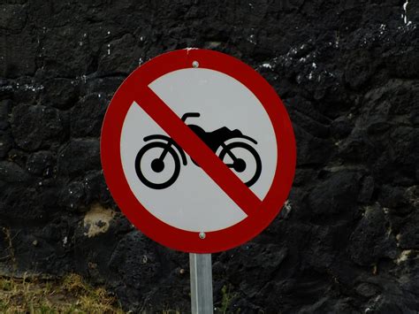 Edit Free Photo Of No Motorcyclestraffic Signprohibition Sign
