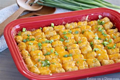 Cheeseburger Tator Tot Casserole Recipe Easy Tator Tot Casserole Recipe