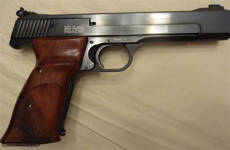 Smith And Wesson Model 41 5 5 Inch Barrel With Revolver Sights