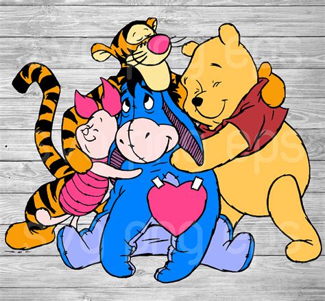 List of winnie the pooh characters, with pictures when available. Winnie the Pooh Friends SVG, Cartoon Characters, Svg For ...