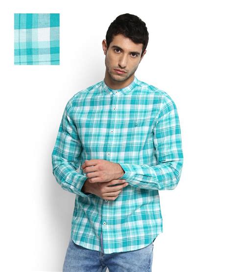 United Colors Of Benetton Blue Casual Slim Fit Shirt Buy United