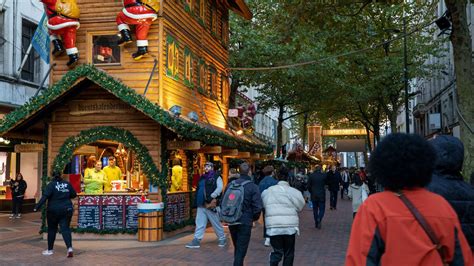Birmingham Christmas Market Opens To Visitors Bbc News