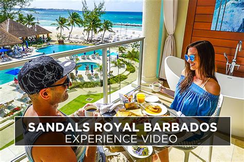 sandals royal barbados review experience video vacation couple