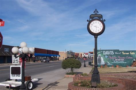 Beautiful Downtown Davis Oklahoma Davis Murray County O Flickr