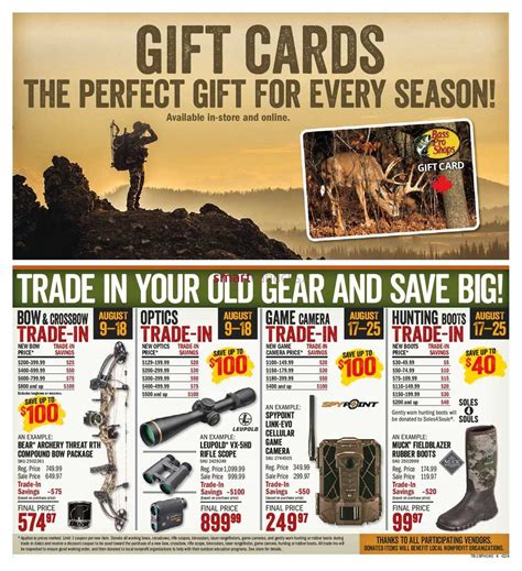 Bass Pro Shops Fall Hunting Classic Flyer August To