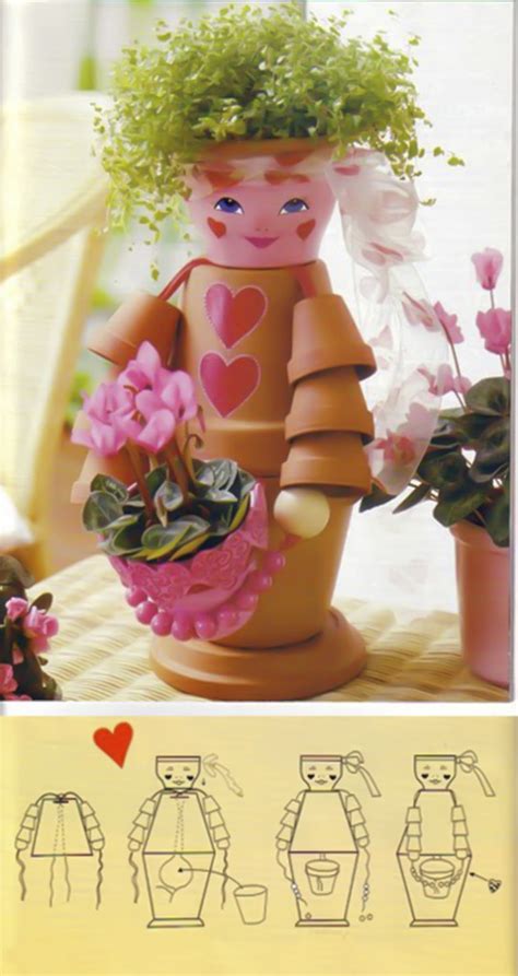 Clay Flower Pot Crafts 25 Cute Designs And Painting Ideas