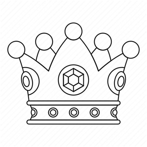 Free Printable Crown Stencils Clipart Best King Crown Outline