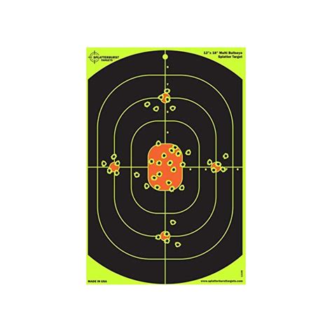 Buy Splatterburst Targets 12 X 18 Inch Bullseye Reactive Shooting