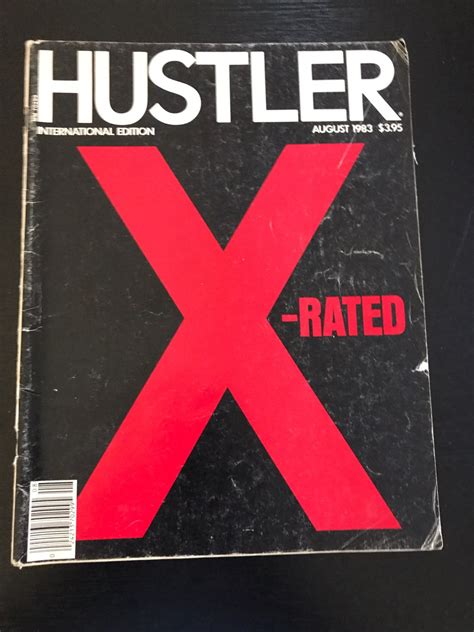 Hustler Magazine Vintage August Etsy