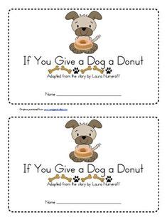 If You Give A Dog A Donut Speech & Language Companion Pack - thedabblingspeechie | Preschool