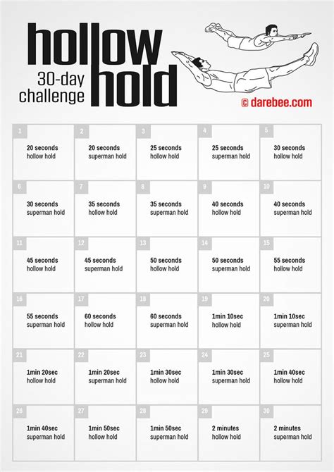 30 Day Fitness Challenge By Darebee 30 Day Workout Challenge