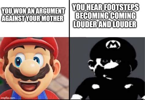 Happy Mario Vs Dark Mario Latest Memes Imgflip