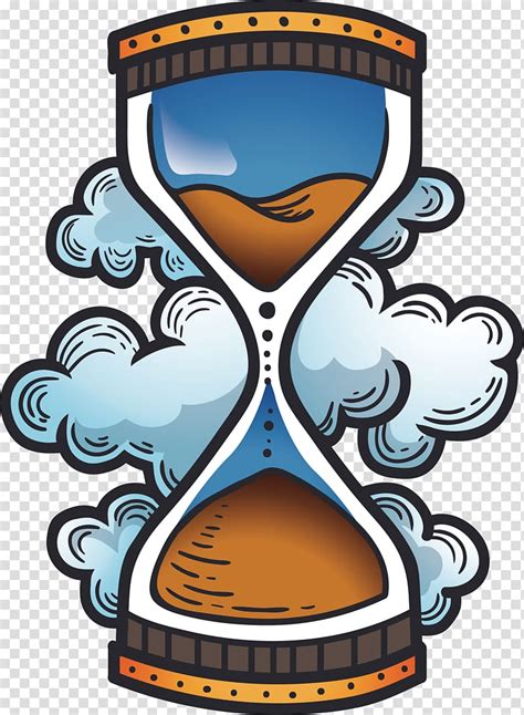 Hourglass Sands Of Time Clock Passing The Hourglass Transparent