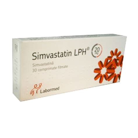 It is also used to decrease the risk of heart problems in those at high risk. Simvastatin LPH 20mg, 30comprimate filmate LBM | Catena ...
