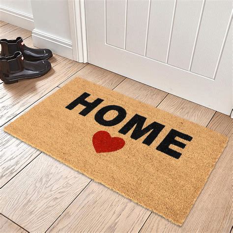 Buy Homestorie Large X Cm Printed Coir Doormats For Entrance Main Door Mat Brown In
