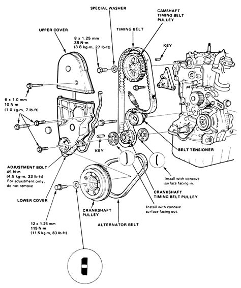 Repair Guides Engine Mechanical Timing Belt And Tensioner