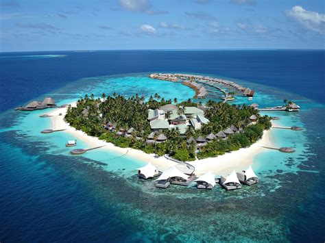 079 W Maldives Resort Fesdu Island Maldives Resort Aerial View Travoh