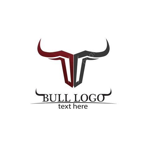 iconos de plantilla para una aplicación con logotipos y símbolos de búfalos y cuernos de toro