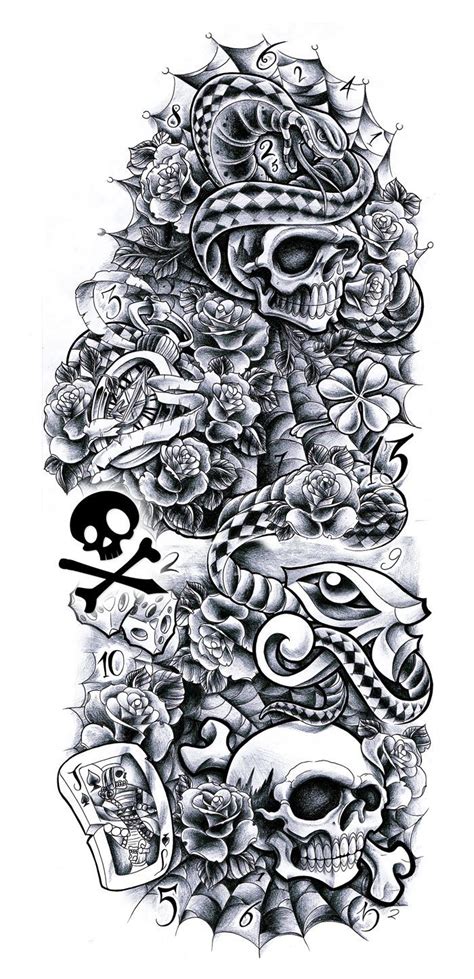 47 New Top Full Sleeve Tattoo Design Template