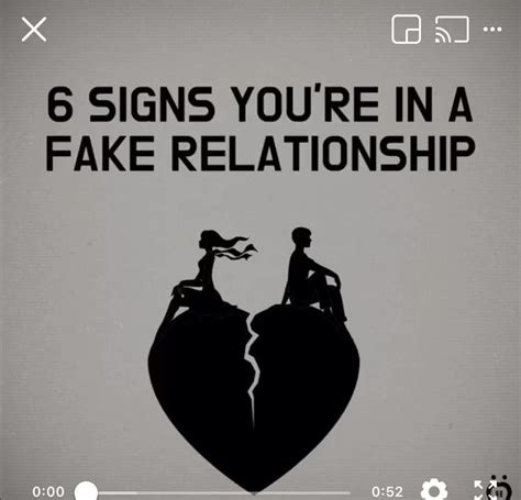 6 Signs Youre In A Fake Relationship Video Fake Relationship Quotes Fake Relationship