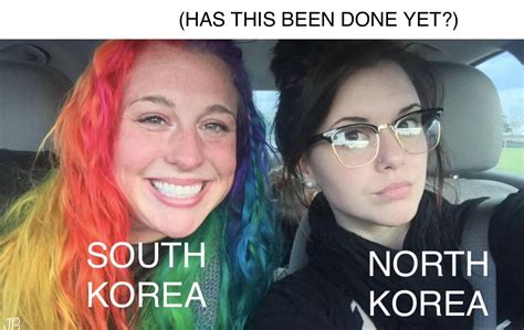 South Korea V North Korea Meme North Korea Korea South Korea