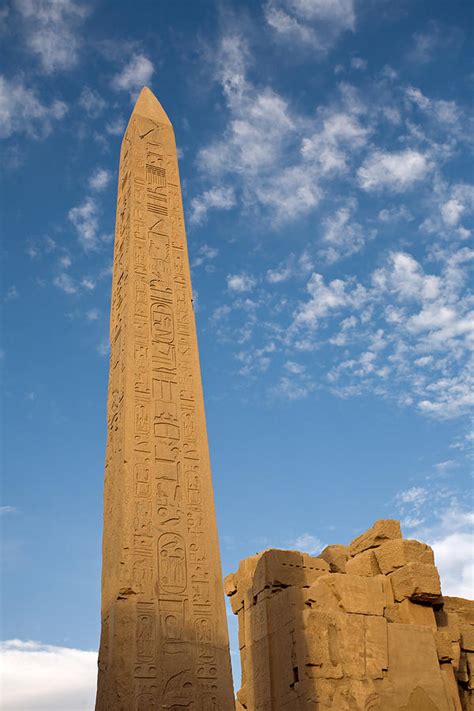 The Obelisk Of Queen Hatshepsut In Karnak Temple Photograph By Aivar