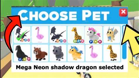Read this guide on you can prevent getting scammed in adopt me. Roblox Adopt Me Pets Neon Shadow Dragon
