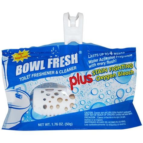 Bowl Fresh Toilet Freshener And Cleaner Plus Oxygen Bleach Case Of 24