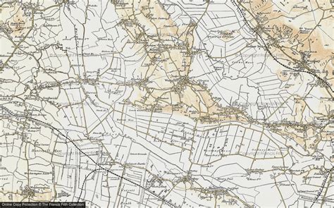 Historic Ordnance Survey Map Of Heath House 1899 1900