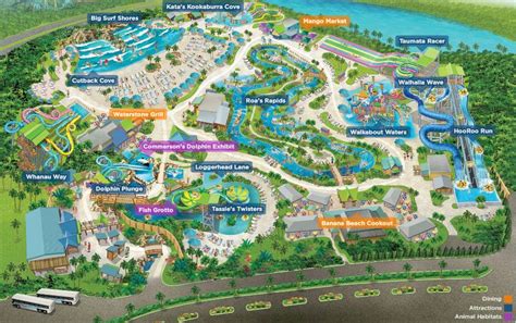 Aquatica Park Map