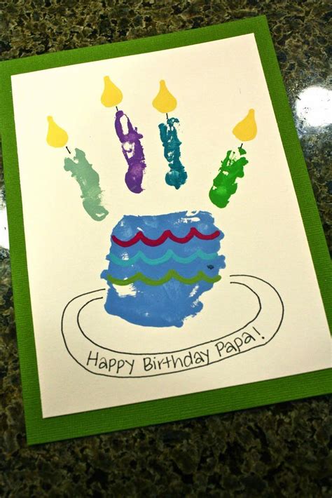 Maybe you would like to learn more about one of these? homemade birthday cards for dad from toddler - Google ...