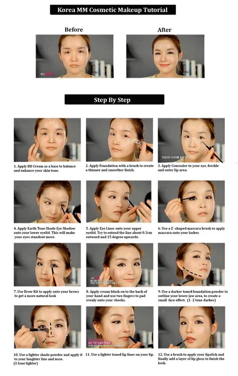 Mm Korean Makeup Diy I Step By Step Tutorial I Korean Makeup