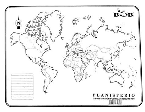 Resultado De Imagen Para Mapamundi Planisferio Con Nombres Mapamundi