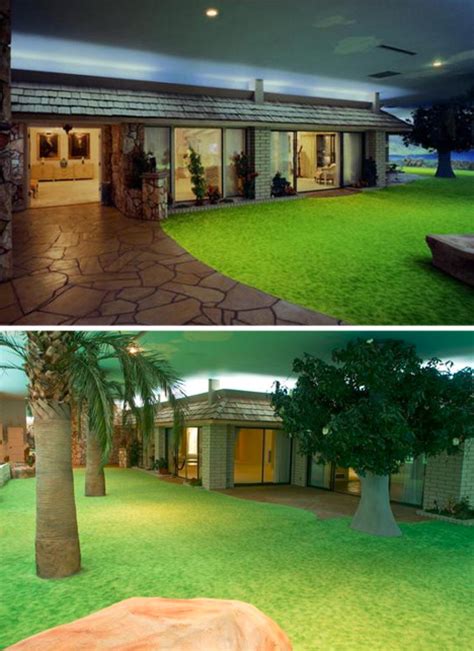 Blast from the past (1999). Suburb-Terranean: 70s Bunker Home Simulates Day & Night ...