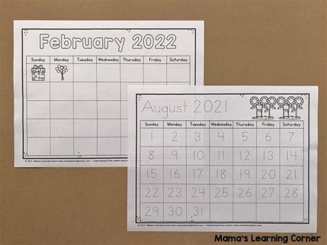 Daily Calendar Notebooks For 2021 2022 Mamas Learning Corner