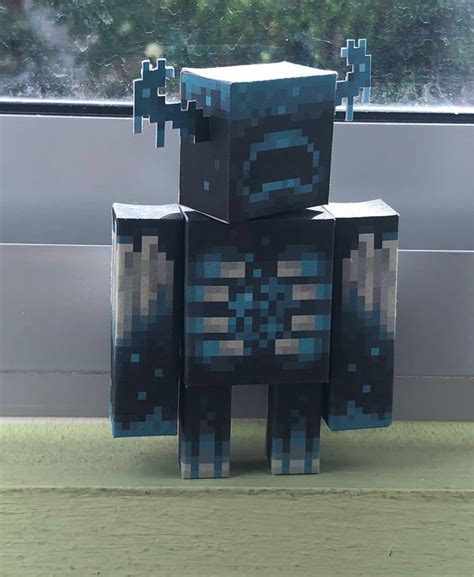 Minecraft Papercraft Warden