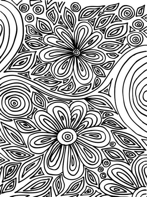 Adult coloring pages to print. Art Therapy coloring pages for adults. Free Printable Art ...