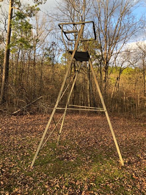 Quad Pod Deer Stand Arkansas Hunting