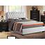 25350 Ireland Bedroom By Acme W/White Upholstered Bed & Options